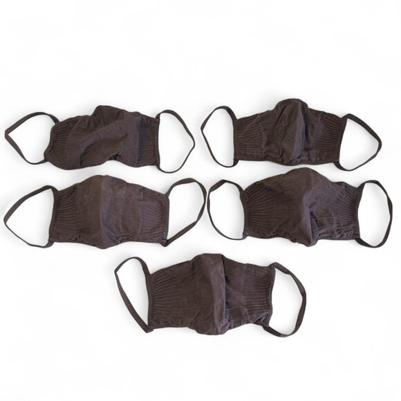 5 Pack SKIMS Seamless Face Mask Reusable Neutral Minimalist One Size  COCOA NWOT - Picture 1 of 6